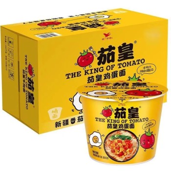 统一茄皇 番茄牛肉面 方便面 泡面 128g*12桶