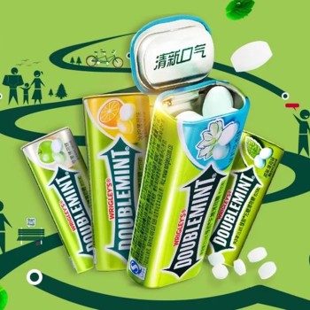 绿箭 无糖薄荷糖冰柠薄荷味 23.8/瓶*6甁