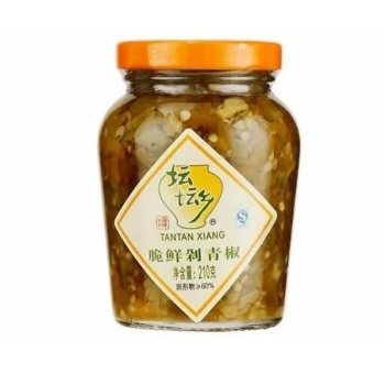 坛坛乡 脆鲜剁青椒酱 210g/瓶