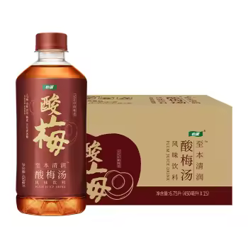 怡宝至本清润酸梅汤风味饮料450ml*15瓶/整箱 