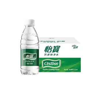 怡宝纯净水350ml*24瓶/箱小瓶饮用水非矿泉水整箱