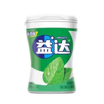 56g益达无糖口香糖冰凉薄荷味40粒*36瓶