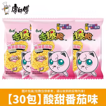 康师傅方便面香爆脆小番茄味30