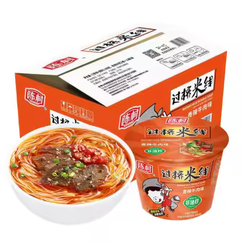 陈村100g米线桶香辣牛肉味12