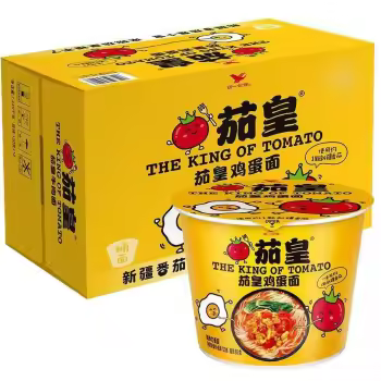 120g统一方便面茄皇鸡蛋面桶面12