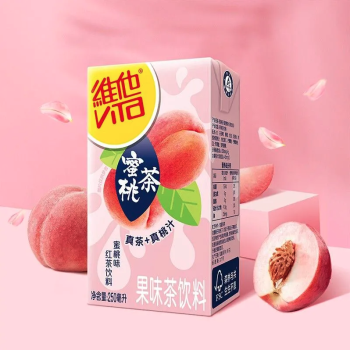 维他 蜜桃味红茶饮料 250ml/盒（24）
