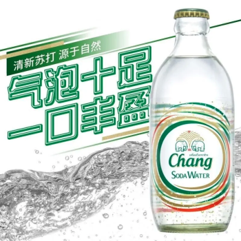 泰象 大象牌无糖原味苏打水饮料 0糖0脂0卡 325ml/瓶（24）