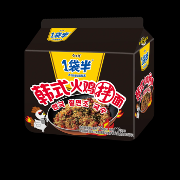 今麦郎韩式火鸡拌面1*6*5*133g