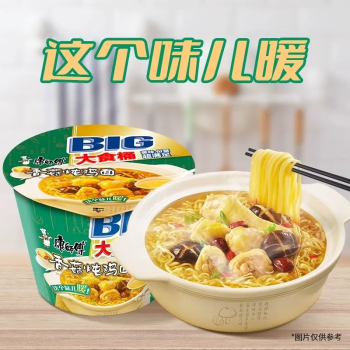 康师傅 香菇炖鸡面 方便面 泡面 105g/桶