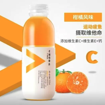 农夫山泉 力量帝 c维他命水柑橘风味营养素果味饮料 500ml/瓶（15）