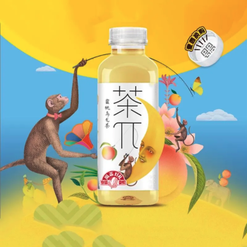 农夫山泉 茶π蜜桃乌龙茶 500ml/瓶（15）
