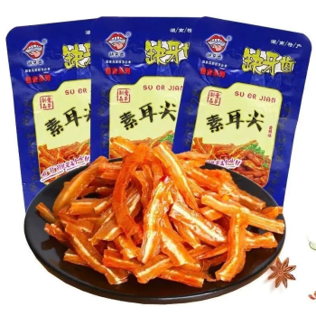 缺牙齿 香辣味素耳尖魔芋休闲麻辣零食小吃 16g/包