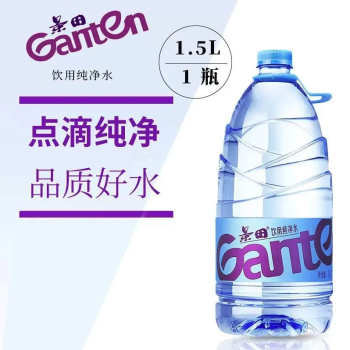 景田 饮用水 纯净水（大瓶装）1.5L/瓶（12）