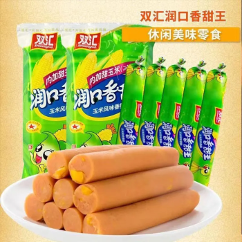 双汇 脆脆肠润口香甜王玉米风味香肠 30g*10根/包