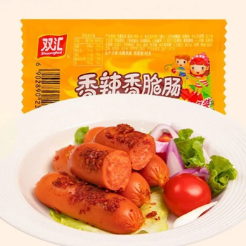 双汇 香辣热狗肠香脆肠休闲即食零食品 32g/根
