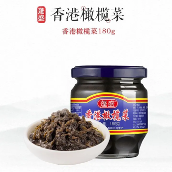 蓬盛 香港橄榄菜潮汕特产拌面开胃下饭菜 180g/瓶