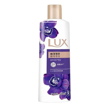 力士LUX 洗澡沐浴露精油香氛幽莲魅肤洁肤大瓶家用学生宿舍含依兰花精油 400g/瓶