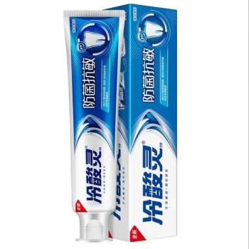 冷酸灵 防菌抗敏牙膏清凉薄荷香型健齿护龈抑牙菌斑牙膏家用学生宿舍 110g/支