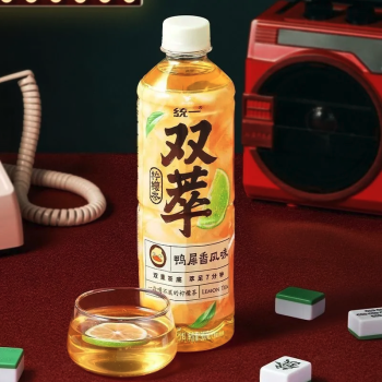 统一 双萃柠檬茶鸭屎香风味饮料 500ml/瓶（15）