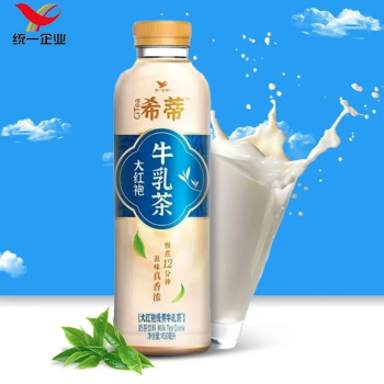 统一 希蒂 大红袍慢煮牛乳茶饮料 450ml/瓶（15）