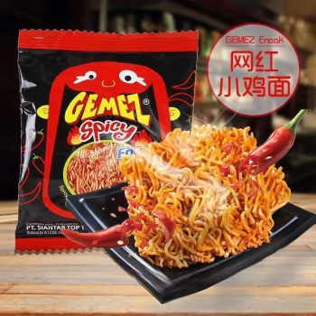 GEMEZ 印尼小鸡面火辣干脆面网红膨化零食 14g/包