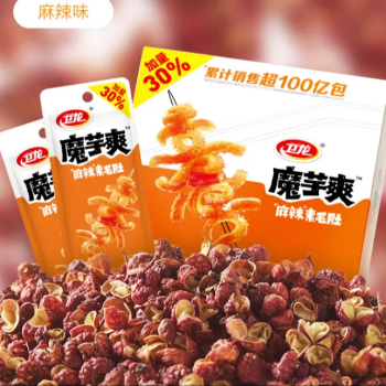 卫龙 魔芋爽素毛肚麻辣味网红零食 20g/包