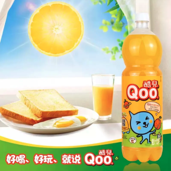 美汁源 酷儿橙汁果汁饮料 450ml/瓶（12）