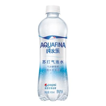 纯水乐 原味苏打气泡水 450ml/瓶