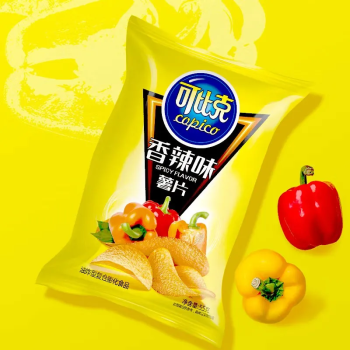 【临期商品-到期日2025/10/03-不退不换】可比克 香辣味薯片 55g/包