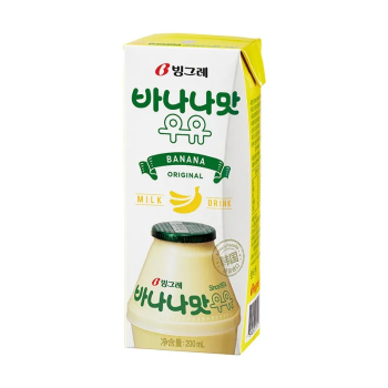 [临期商品-到期日2025/10/07-不退不换]宾格瑞香蕉牛奶200ml