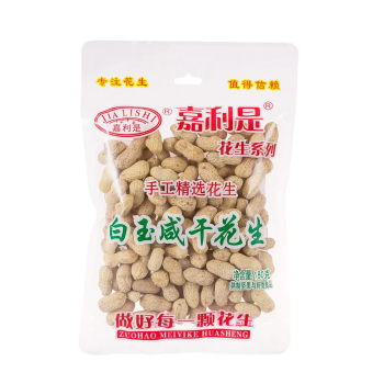 【临期商品-到期日2025/08/13-不退不换】嘉利是 白玉咸干花生坚果炒货休闲零食 185g/包