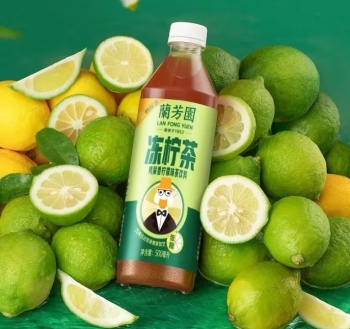 兰芳园 冻柠茶 鸭屎香柠檬味茶饮料 500ml/瓶