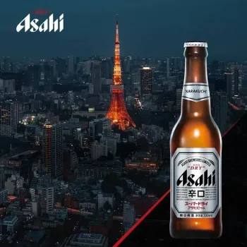 朝日 11.2°P辛口小麦啤酒辛口淡爽日式瓶装 330ml/瓶