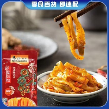  乌江 麻辣红油榨菜丝 80g/包