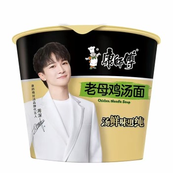 康师傅 老母鸡汤面 方便面 泡面 113g/桶