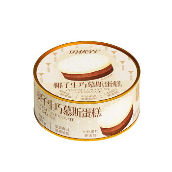 贝优谷椰子生巧慕斯蛋糕80g