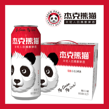 杰克熊猫1L精酿小麦白啤（易拉罐）