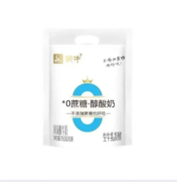 蒙牛0蔗糖醇酸奶原味风味酸牛乳百利包150g×5袋×8包