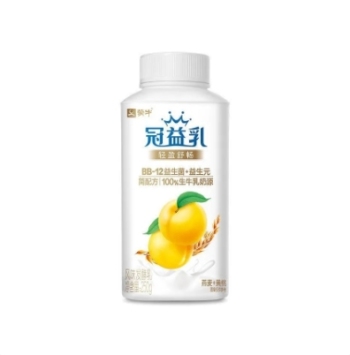 冠益乳黄桃燕麦风味发酵乳利乐冠250g×24瓶