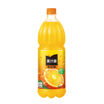 美汁源 果粒橙橙汁饮料含维生素C（大瓶装） 1.25L/瓶