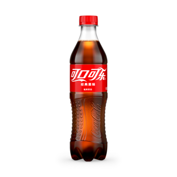 可口可乐 原味碳酸饮料可乐汽水（瓶装） 500ml/瓶